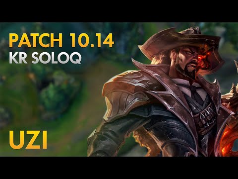 Uzi - Bot Lane: Lucian vs Xayah - KDA 24/5/8