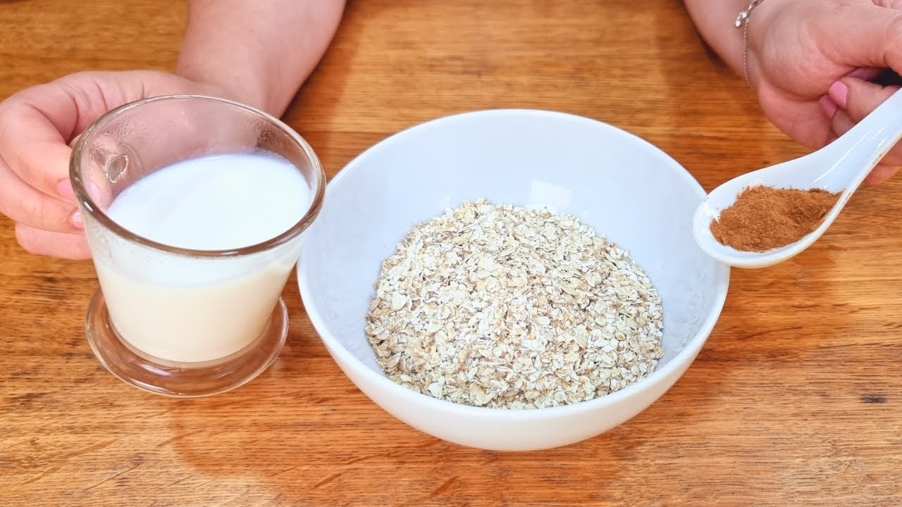 Misture AVEIA, LEITE e CANELA e vai VICIAR nessa DELÍCIA! Sem Farinha e Açúcar - Fácil e Rápido