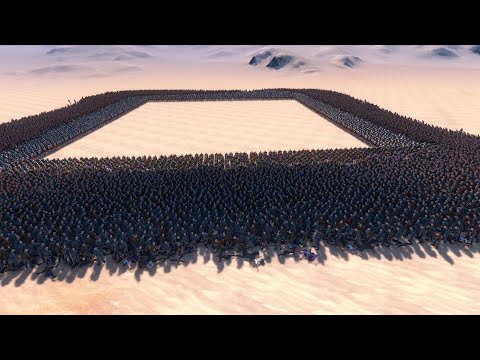 10.000 ROMANS vs 20.000 ZOMBIES | UEBS