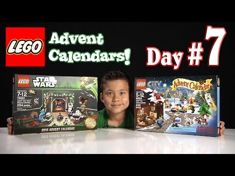 LEGO CITY Advent Calendar & LEGO STAR WARS Advent Calendar DAY 7 - 2013 Set 60024 & 75023