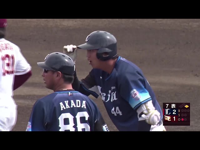 【ファーム】初球を捉えた!! ライオンズ・林冠臣 ファースト強襲の2点タイムリーヒット!! 2025年6月6日 東北楽天ゴールデンイーグルス 対 埼玉西武ライオンズ