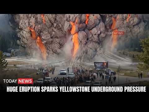 Huge Eruption In Yellowstone!! Horrific Momen Black Diamond Pool Eruption Beneath Earth Crust