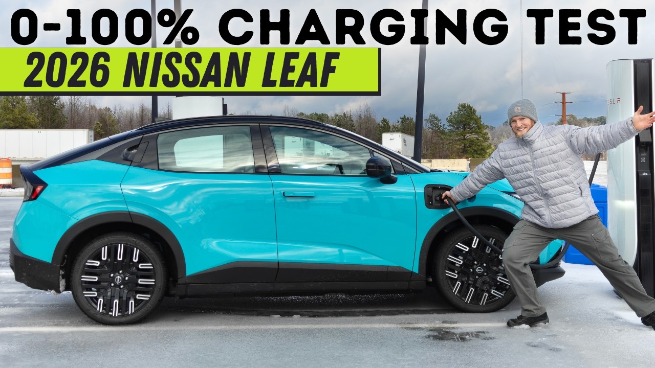 2026 Nissan Leaf Charging Test! 0–100% DC Fast Charging Analysis
