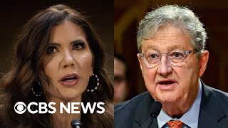 Watch: Moment that may have led to Kristi Noem ouster