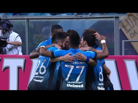 Gol de Pedro Geromel, Gremio 3x1 Coritiba 27/08/2015, Copa do Brasil 2015