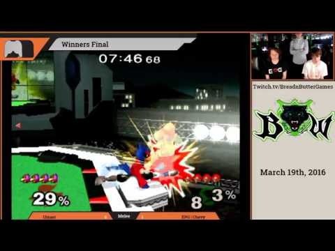 Umasi (Fox/Falco) vs Chevy (Samus) WF Melee BW March 2016