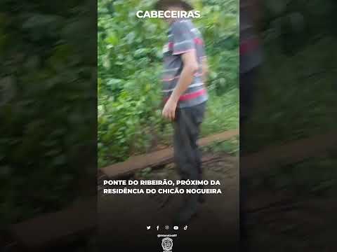 Volume de água na Ponte do Riberão impressiona #cabeceirasgo