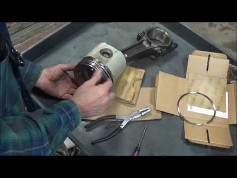 Detroit series 60 in frame rebuild (part 8) receiving parts and installing rings