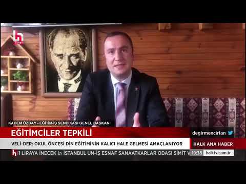 Genel Başkanımız Kadem Özbay, Cumhurbaşkanlığının himayesinde toplanacak Milli Eğitim Şurası`na, Eğitim-İş`in katılmama kararını Halk TV`ye değerlendirdi. | EĞİTİM İŞ