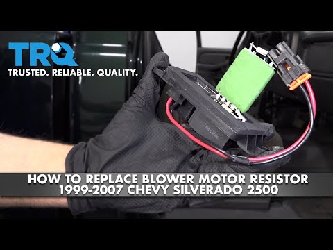 How To Replace Blower Motor Resistor 1999-2007 Chevy Silverado 2500 HD