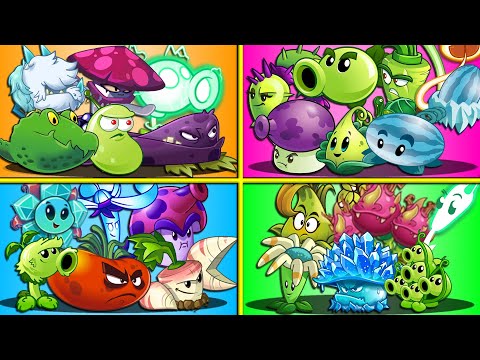 PVZ 2 All Plants 6 Team Battlez - Who Will Win? - Teams Plant Tournament