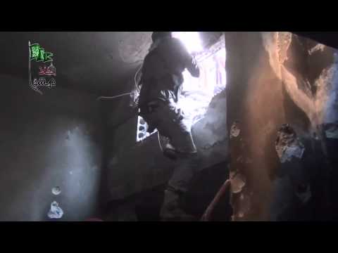 السيطرة على أحد المباني التي تتمركز فيها قوات النظام في حي جوبر في مدينة دمشق