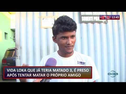 ROTA DO DIA 17 07  Homem preso apoÌs tentar matar o proÌprio amigo