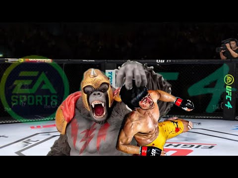 UFC4 Bruce Lee vs. Evil Kong EA Sports UFC 4