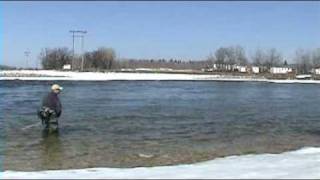 preview picture of video 'Fairford River Freeze Off - Fly Fishing Manitoba -guided trips out of Winnipeg'