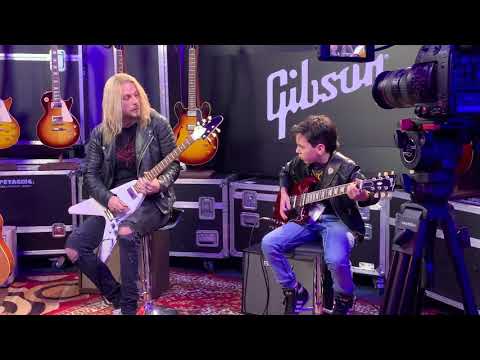 Gibson Namm Jam with the awesome  Richie Faulkner from Judas Priest and Loudwire