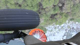 140th Aviation Battalion Grabs Water and Drops On Robbers Fire - Bucket View