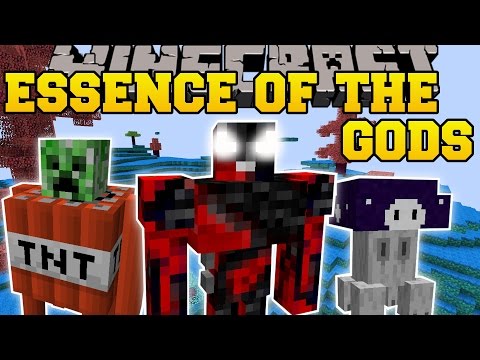 Minecraft: ESSENCE OF THE GODS (3 DIMENSIONS, WEAPONS, BOSSES, MOBS, & MORE!) Mod Showcase