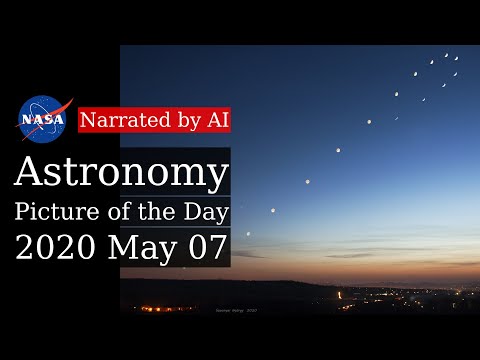 APOD: 2020-05-07 - Analemma of the Moon (Narrated by Joanna)