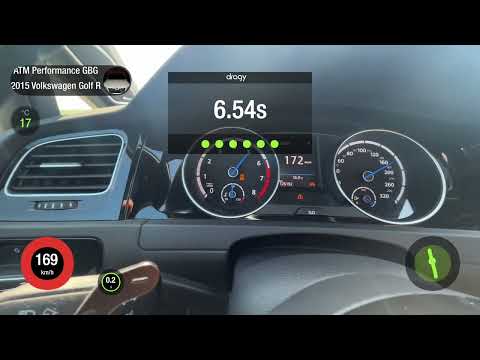 VW Golf R mk7 Stage 1 370hp dragy 100-200