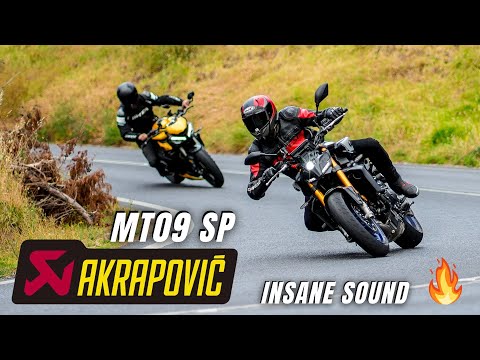 INSANE SOUND 🔥🔊┃2025 YAMAHA MT-09 SP + AKRAPOVIC | 4K POV