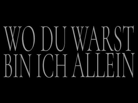 Wo du warst bin ich allein — Trailer (Alemán)
