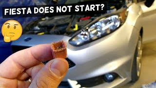 FORD FIESTA DOES NOT START FUEL FUSE LOCATION REPLACEMENT