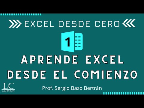 Excel DESDE CERO Parte 1: Aprende Excel desde el comienzo