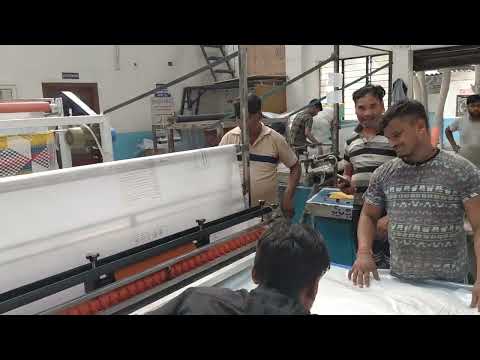Double decker bottom sealing cutting machine