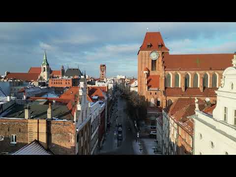 Toruń nad Wisłą, Worakls ft Eivor - Red Dressed (Ben Bohmer) DRONE 4K