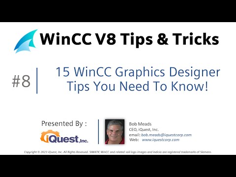 WinCC V8 Tip 8: 15 AWESOME Graphics Designer Tips! 🧙‍♂️ Learn SCADA Programming! #winccguru