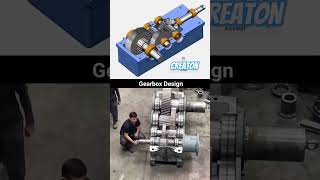 Gearbox design #blender #engineering #ai #vuralvideo #cad #3d