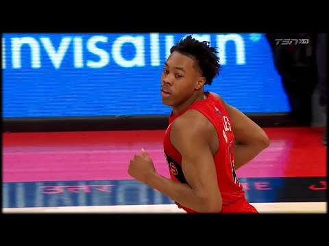 Scottie Barnes with the Steal and Monster Jam!