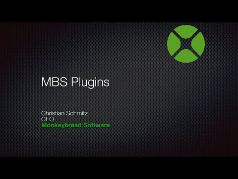 XDC 2020 MBS Plugins Presentation