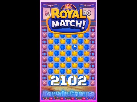 Royal Match Level 2102 - No Boosters Gameplay