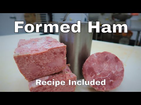 How to Make Formed Ham at Home. Cheap and Easy. Recipe Included.