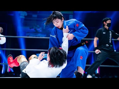 【スターダム】史上初の柔道ジャケット・タッグマッチは舞華＆岩谷麻優＆羽南 vs 林下詩美＆MIRAI＆妃南の女子プロレス柔道有段者達が激突！-11.26 SHOWCASE 3-【STARDOM】