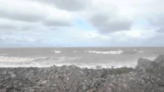 preview picture of video 'Big Waves near Havre Boucher, Nova Scotia'