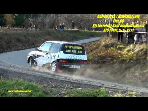 Adrian Styś / Krzysztof Leja - Fiat CC - XII Jasielski Rajd Niepodległości KJS Jasło 11-11-2012