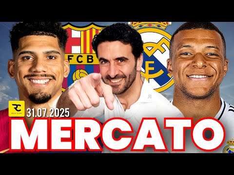 🚨 NEWS MERCATO FOOTBALL : ARAUJO reste au Barça, Folie MBAPPE, AUBAMEYANG Show OM + Tour d'Europe