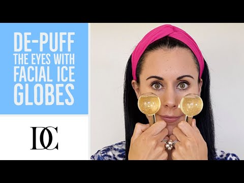 De Puff The Eyes With Facial Ice Globes