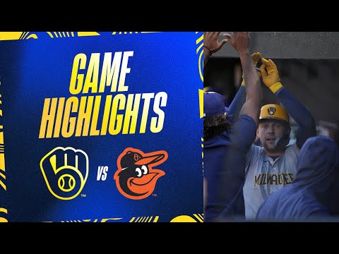 Brewers vs. Orioles Game Highlights (4/13/24) | MLB Highlights