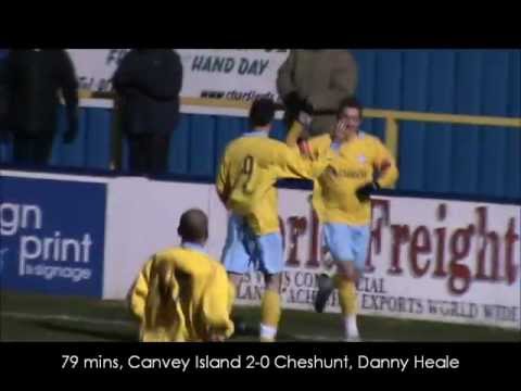 Canvey Island 2 - 0 Cheshunt - 13/12/11 - Danny Heale (79mins)