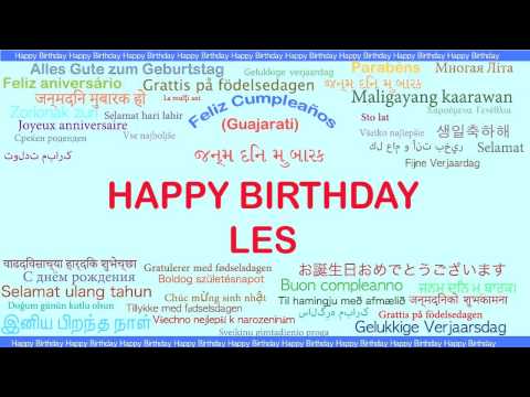 Les   Languages Idiomas - Happy Birthday