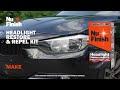 YouTube video thumbnail for Nu Finish® Headlinght Restore and Repel Kit