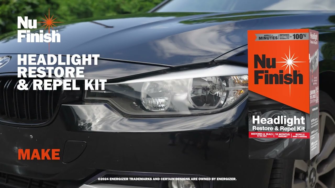 YouTube video for Nu Finish® Headlinght Restore and Repel Kit