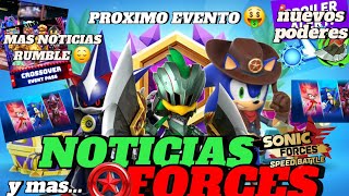 📣‼️ NOTICIAS FORCES📣‼️ mas noticias que nunca 👀 #sfsb #sonicforcesspeedbattle