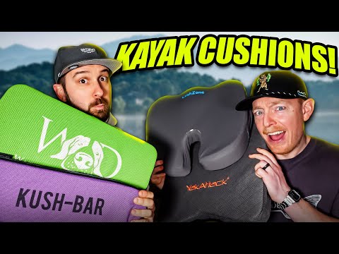 Bffcnl Kayak Seat Backrest Cushion Contoured Padded Kayak Backrest Textured Water Gear for Marine Use video review thumbnail