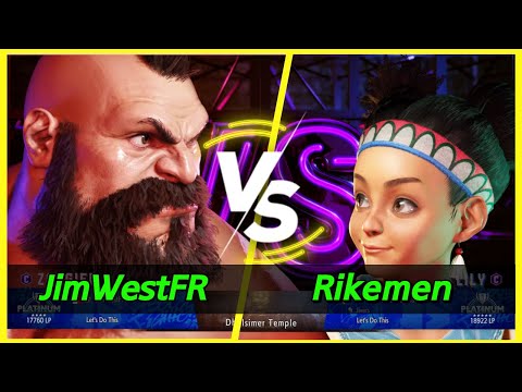 SF6 👊 JimWestFR (ZANGIEF) vs Rikemen (LILY) 🔥Rank Match🔥