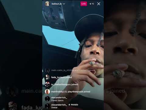 Ballout JB & SKIBALL ⛷️⛹🏾‍♂️ on live “SMOKE GLIZZY 🛴🛴🛴”